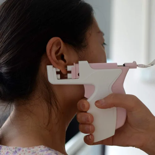 Vista 6 de CHUANCI - Piercing profesional para oreja T3, herramienta estéril, herramienta de piercing para oreja fácil de usar