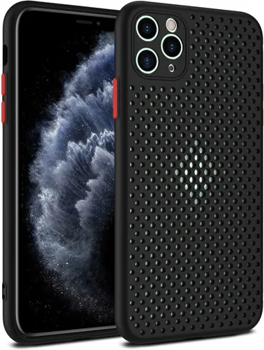 Vista 19 de Funda de disipación de calor para teléfono, nueva funda celular permeable con agujeros para disipación de calor, protección completa de lente