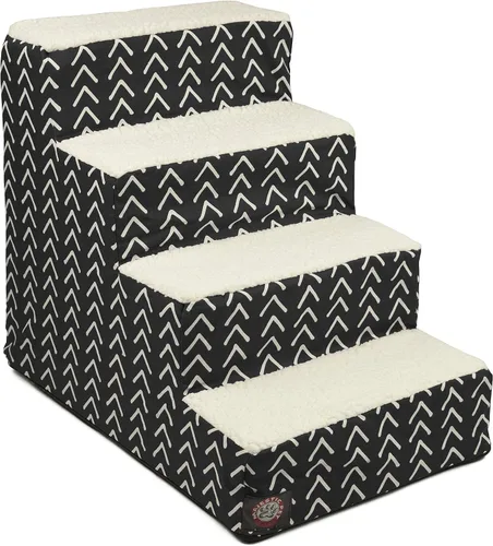 Vista 109 de Majestic Pet - Escaleras portátiles para mascotas suave escalón de espuma de sherpa escalones para perros y gatos rampa para cachorros