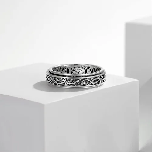 Vista 4 de YAFEINI Anillo giratorio de plata de ley para mujer, nudo celta, girasol, margarita, corazón, árbol de la vida, joyería de regalo para mujeres