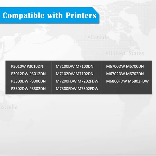 Vista 2 de TOPRINT TL-410X (TL-410 TL-410H) Cartucho de tóner compatible de alta capacidad 6000 páginas para impresora P3020D P3010DW P3012DW P3300DW P3302DW
