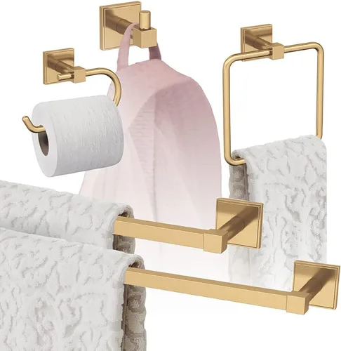 Vista 23 de Amerock Níquel cepillado Appoint 5 piezas Juego de accesorios de baño