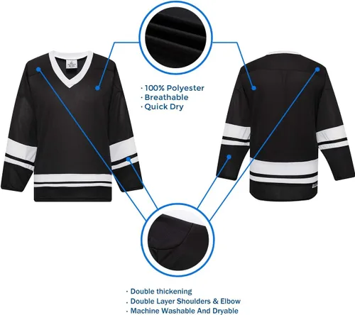 Vista 2 de EALER H400 Series Blank Ice Hockey Practice Jersey League Jersey Team Jersey
