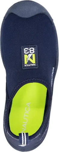 Vista 4 de Nautica Zapatos deportivos de agua para niños y jóvenes, calcetines de agua, sandalias sin cordones y elásticos (bebéniño pequeño)