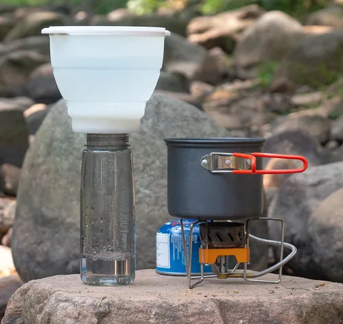 Vista 5 de Miniwell Sistema de filtración L901-01 Filtro de camping de agua con filtro reemplazable - para purificación de senderismo - Eliminar cloro