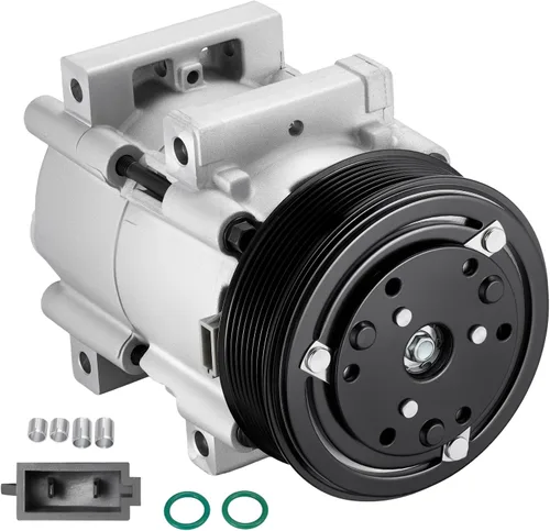 Vista 36 de BDFHYK Compresor de aire acondicionado con embrague compatible con Ford F-250 F-350 Super Duty 6.2L 2017-2019, F-450 F-550 Super Duty 6.8L
