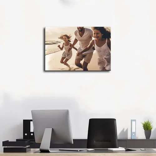 Vista 2 de JDBeehpy Impresiones en lienzo personalizadas con tus fotos para fotos de boda, fotos de familia/mascotas/imagen de arte de pared, póster ideal