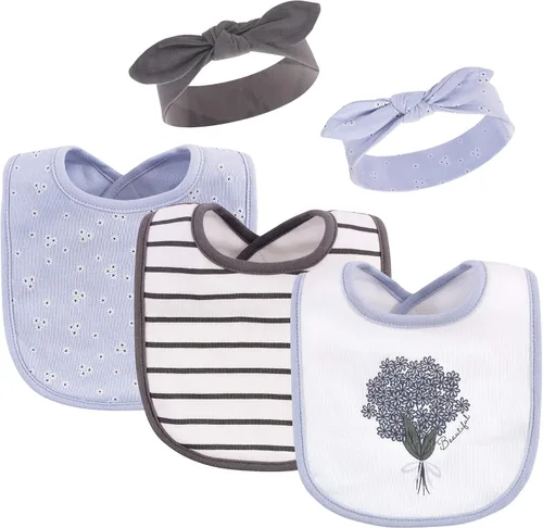 Vista 17 de Hudson Baby Conjunto de babero y diadema de algodón unisex para bebé Leopard Mamas Mini