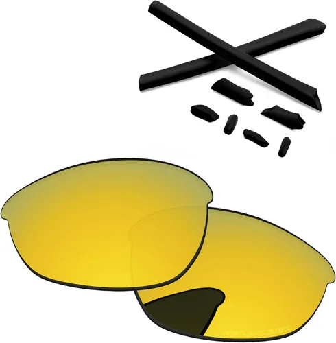 Vista 7 de Lentes de repuesto y kits de goma para gafas de sol Oakley Half Jacket 2.480 in 24K dorado