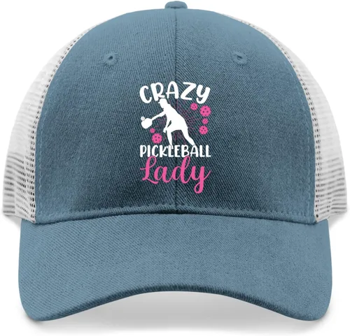 Vista 9 de devor Cap Crazy Pickleball Lady Baseball Caps for Men Graphic Dad Hat Adjustable