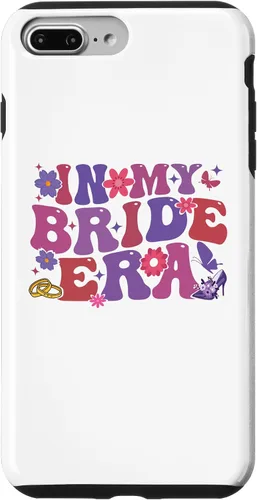 Vista 9 de Funda para iPhone 14 In My Bride Era Groovy Bride Despedida de soltera