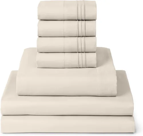 Vista 28 de Mellanni Juego de sábanas Twin XL - Juego de ropa de cama de 4 piezas de la colección icónica, (incluyendo 2 fundas de almohada), bolsillo profundo