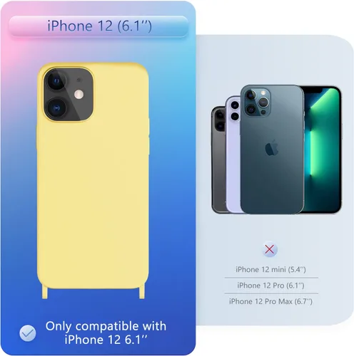 Vista 155 de Funda compatible con iPhone 8 Plus, iPhone 7 Plus/6 Plus/6S Plus con cordón, funda cruzada para iPhone con correa ajustable de silicona para iPhone