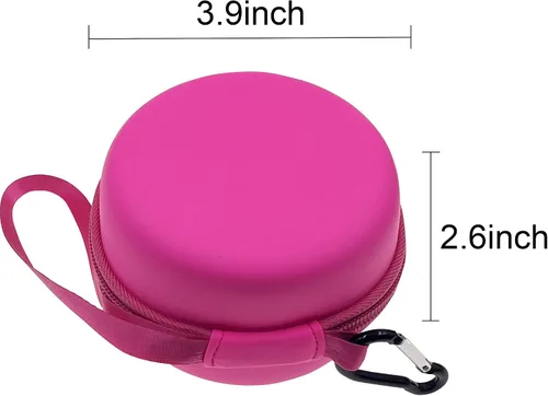 Vista 4 de Hard EVA Case for Bitzee Digital Pet Interactive Virtual Toy (Pink) Soporte de viaje de almacenamiento para mascotas electrónicas virtuales Bitzee