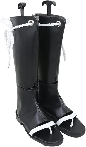Vista 3 de Game Genshin Impact Kaedehara Kazuha - Zapatos de cosplay para Halloween, uso diario, ocio, botas casuales para fiestas