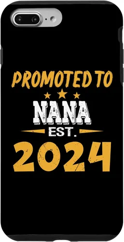Vista 9 de Funda para iPhone 14 Promoted To NANA Est.2024 Pregnancy Announcement New Baby