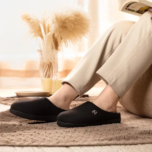 Vista 5 de RockDove - Pantuflas para mujer originales con espuma viscoelástica y dos tonos