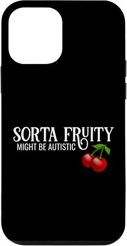 Vista 16 de Sorta Fruity Autistic Bisexual Queer Lesbian Autism Cherry Case for iPhone 16