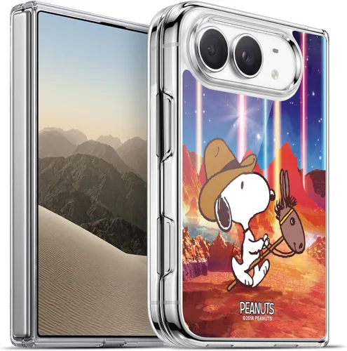 Vista 32 de Head Case Designs Funda de gel con licencia oficial de Peanuts Nebula Cactus Needles Snoopy Space Cowboy [protección de grado militar] compatible
