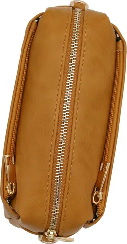 Vista 90 de FashionPuzzle Triple Zip Small Crossbody Bag