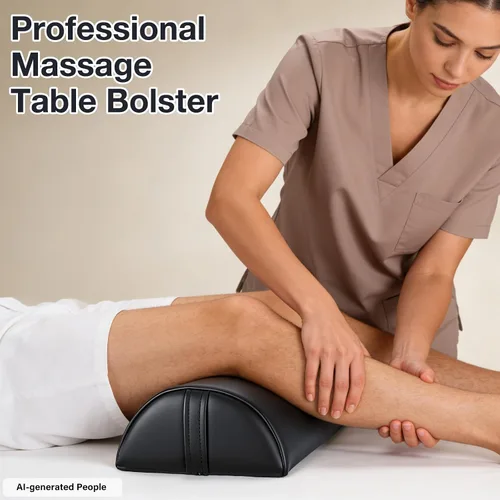Vista 7 de Noverlife Cojines de Masaje Grandes Mejorados para Debajo de las Piernas, 24 x 8 x 4 pulgadas Cojín de Pierna para Mesa de Masaje Almohada de Media