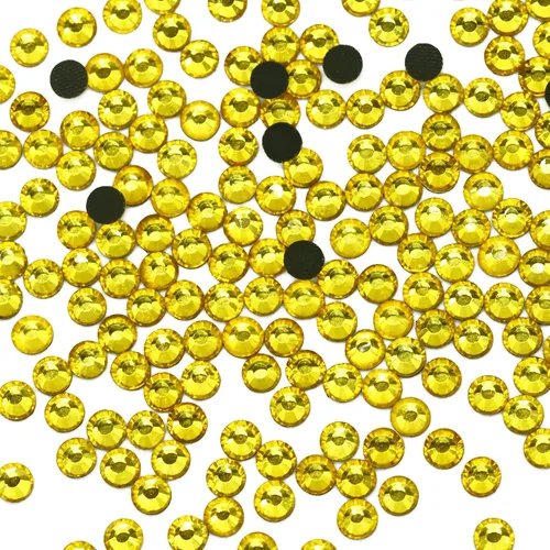 Vista 2 de Briskbloom - 2880 diamantes de imitación termoadhesivos SS6 de 0.079 pulgadas, cristales termoadhesivos con parte trasera plana para manualidades