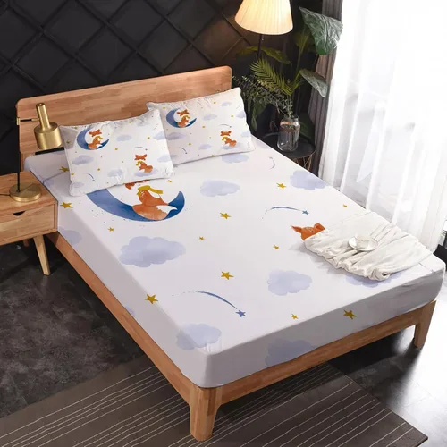 Vista 2 de Fox Sheets tamaño individual – Sábanas de cama de animales para niños, microfibra suave, bolsillo profundo, sábanas y fundas de almohada estampadas