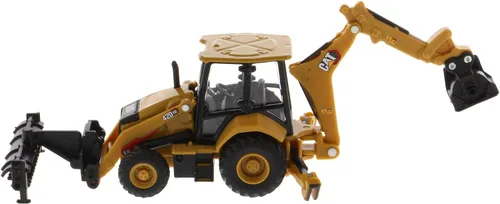 Vista 8 de Diecast Masters Escala 1:64 Caterpillar 420 XE Retroexcavadora Modelo 85765 Play & Collect Series Cat Equipo de construcción