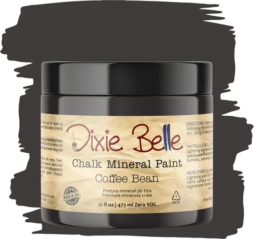 Vista 267 de Pintura para muebles con acabado de tiza Dixie Belle Paint Company - Amatista (4oz) - Pintura mineral de tiza chic púrpura profundo mate