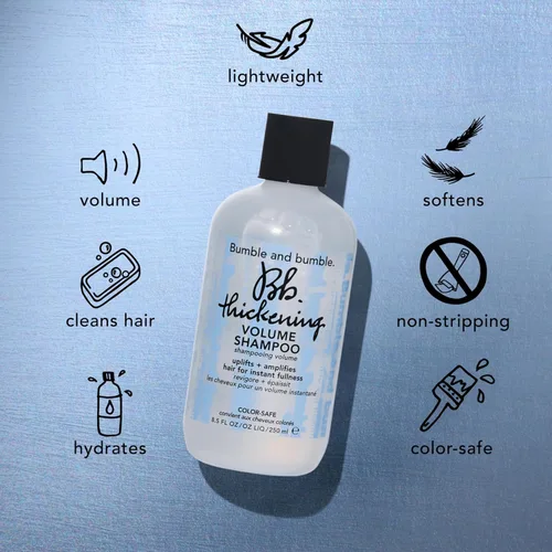 Vista 6 de Bumble and bumble. Thickening Volumizing Shampoo Lightweight Formula For Instant Fullness Cleanses Without Stripping Color Safe For Fine to
