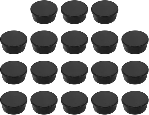 Vista 135 de MECCANIXITY - Tapones de silicona en forma de T (26mm, 1 pulgada de diámetro), color negro