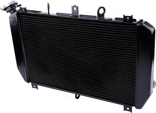 Vista 2 de TCT-MOTORPARTS Enfriador de radiador de aluminio apto para Kawasaki Z900 2017-2023 2022 2021 2020 negro