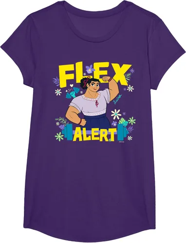 Vista 14 de Disney Encanto Luisa Madrigal Flex Alert Camiseta, Negro