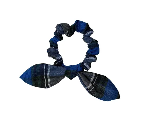 Vista 29 de Back to School/Uniform Plaid Scrunchie bunny ear Bowknot/School Uniform Plaid/Ponytail Bow Scrunchie/Plaid Accessories (Plaid 42-Bernards)