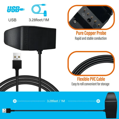Vista 6 de Clip de carga para Garmin Tracking Dog Collar TT25 TT15 T5