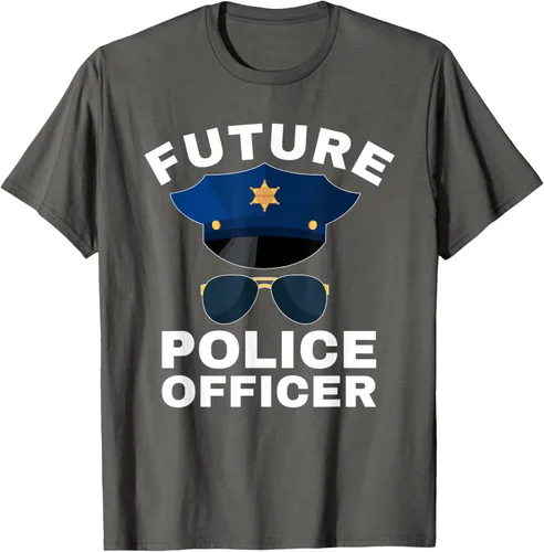 Vista 31 de Camiseta de policía para niños con texto en inglés «Proud Cop Dad»