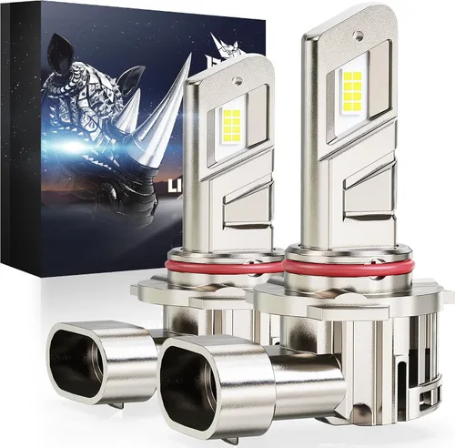 Vista 12 de RENO Bombilla H1, bombillas antiniebla H1, tamaño mini real 1:1, bombillas de conducción con ventilador, instalación rápida, sin adaptador, bombilla