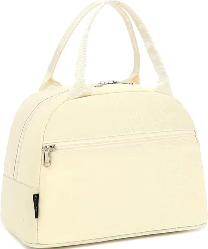 Vista 21 de Bolsa de almuerzo aislada FlowFly - Bolsa de asas organizadora para mujeres/hombres, Alpaca