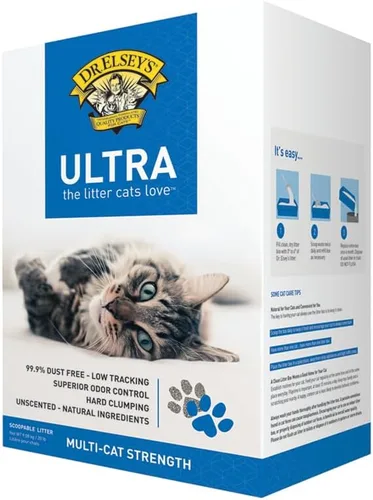Vista 10 de Dr. Elsey's Ultra Arena aglutinante sin perfume para gatos de arcilla en saco de 18 libras