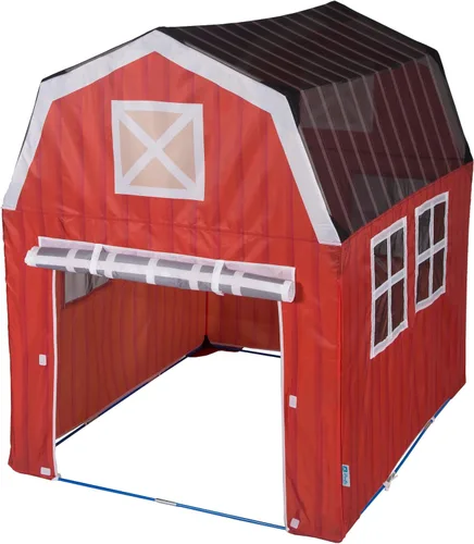 Vista 5 de Pacific Play Tents 60810 Barnyard Playhouse Carpa, 48 x 38 x 48 pulgadas, Multi