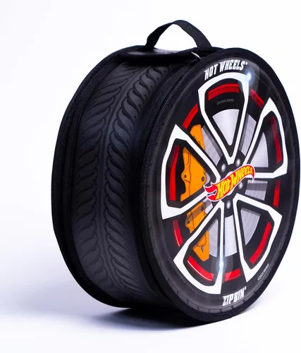 Vista 2 de Hot Wheels ZipBin Wheelie Track Pack - Almacenamiento portátil de autos
