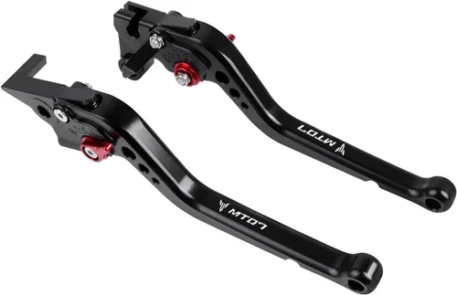 Vista 23 de Palancas de embrague de freno plegables ajustables para motocicleta para Yamaha MT-07 FZ-07 FZ07 MT07 2014 2023 Manijas de control delantero