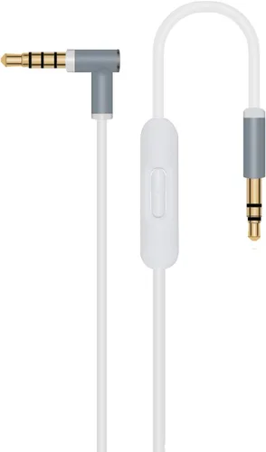 Vista 10 de Cable de audio de repuesto con micrófono en línea y control compatible con Beats Solo 2 Solo 3 Solo 4 Studio Studio 3 Pro Detox Wireless Mixr