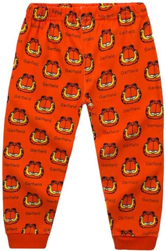Vista 4 de Sidney Garfield - Pijama de 2 piezas para niños, talla 2-7 años