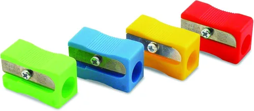 Vista 2 de The Pencil Grip Eisen - Juego de sacapuntas con cuchillas, colores surtidos, 25 unidades - ESN-105