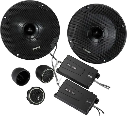 Vista 3 de KICKER 46CSS654 - Dos pares de sistemas de componentes CSS65 de la serie CS de 6.5 pulgadas (6.299 in) con tweeters de .75 pulgadas, 4 ohmios