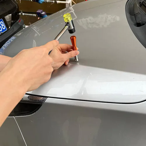 Vista 7 de Kit de varillas para eliminación de abolladuras, 30 piezas de varillas de reparación de abolladuras sin pintura, acero especial de manganeso