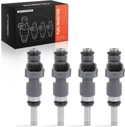Vista 10 de A-Premium Juego de 4 inyectores de combustible compatibles con Nissan Frontier 2005-2019 L4 2.5L, repuesto # 16600EA000