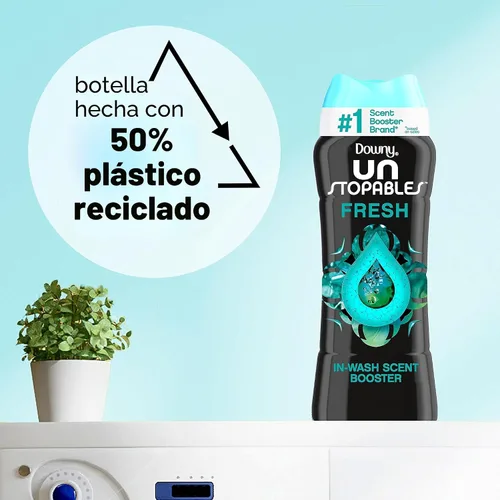 Vista 8 de Downy Unstopables - Perlas potenciadoras de aroma para lavar la ropa, frescas, 18.2 onzas
