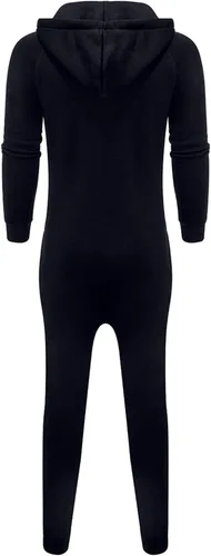 Vista 5 de WUAI - Buzo con capucha para hombre con cremallera y pijamas de una pieza